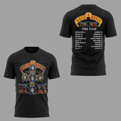 Limited Edition Guns N’ Roses Tour 2026 TShirt
