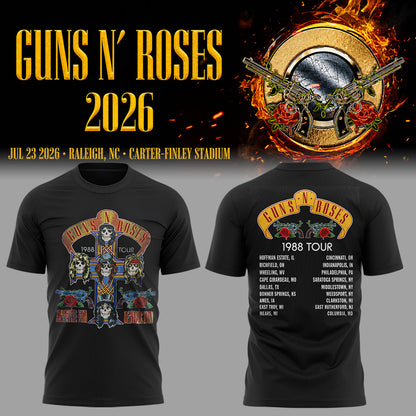 Limited Edition Guns N’ Roses Tour 2026 TShirt
