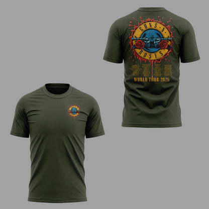 Limited Edition Guns N’ Roses Tour 2026 TShirt