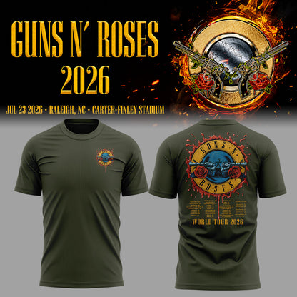 Limited Edition Guns N’ Roses Tour 2026 TShirt