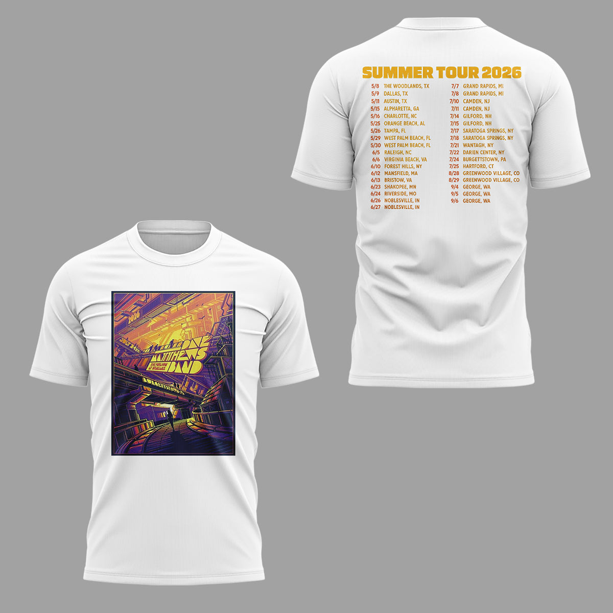 Limited Edition Summer Tour 2026 Burgettstown,PA T-Shirt