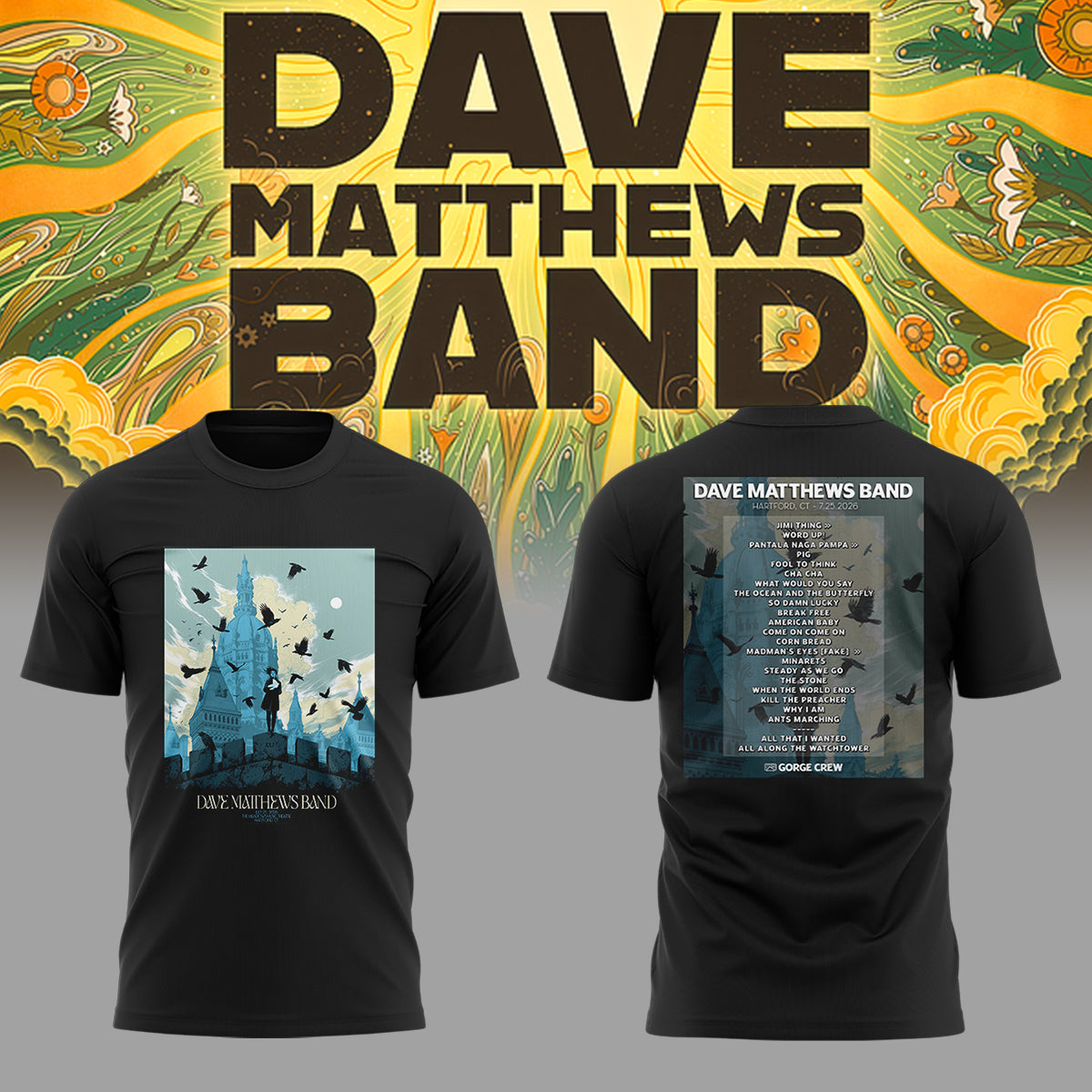 Limited Edition Summer Tour 2026 Hartfort, CT T-Shirt