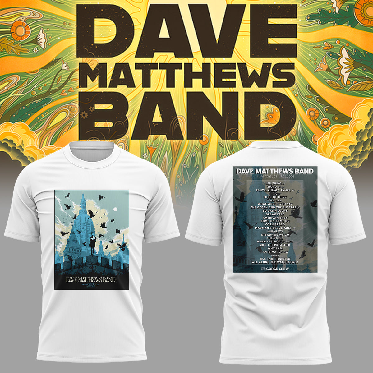 Limited Edition Summer Tour 2026 Hartfort, CT T-Shirt