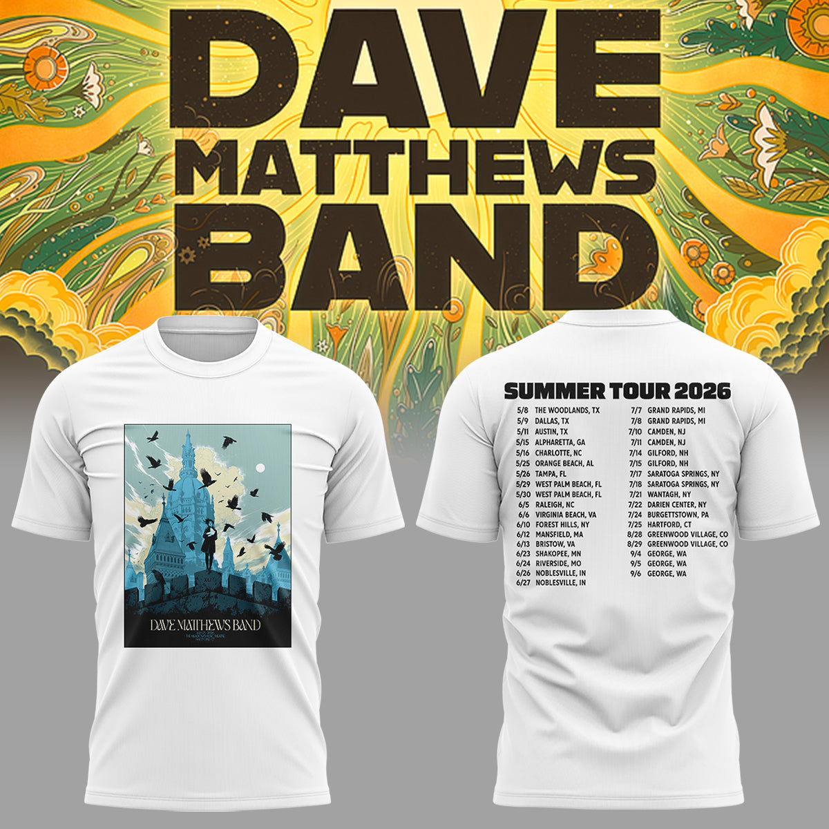 Limited Edition Summer Tour 2026 Hartfort, CT T-Shirt