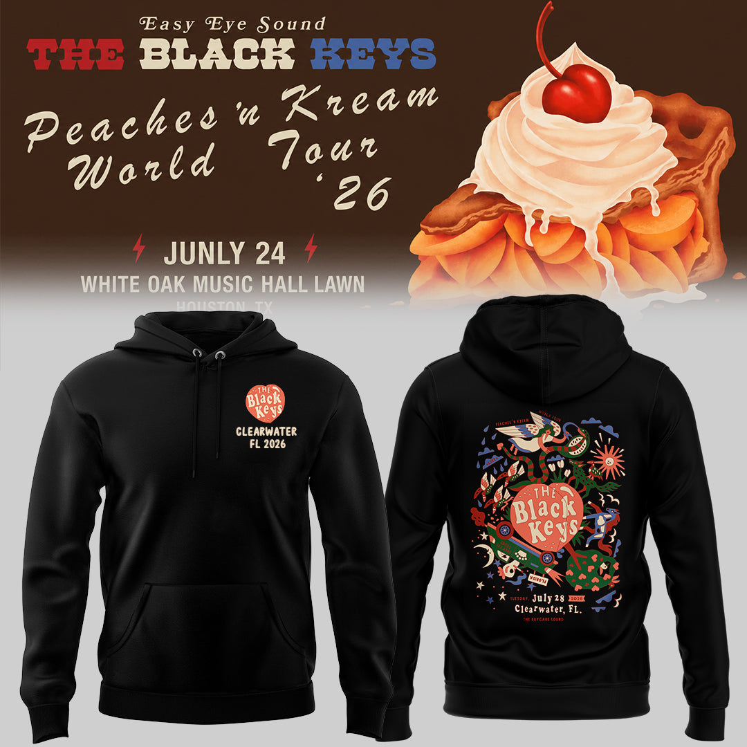 Limited Edition The Black Keys Tour 2026 Hoodie