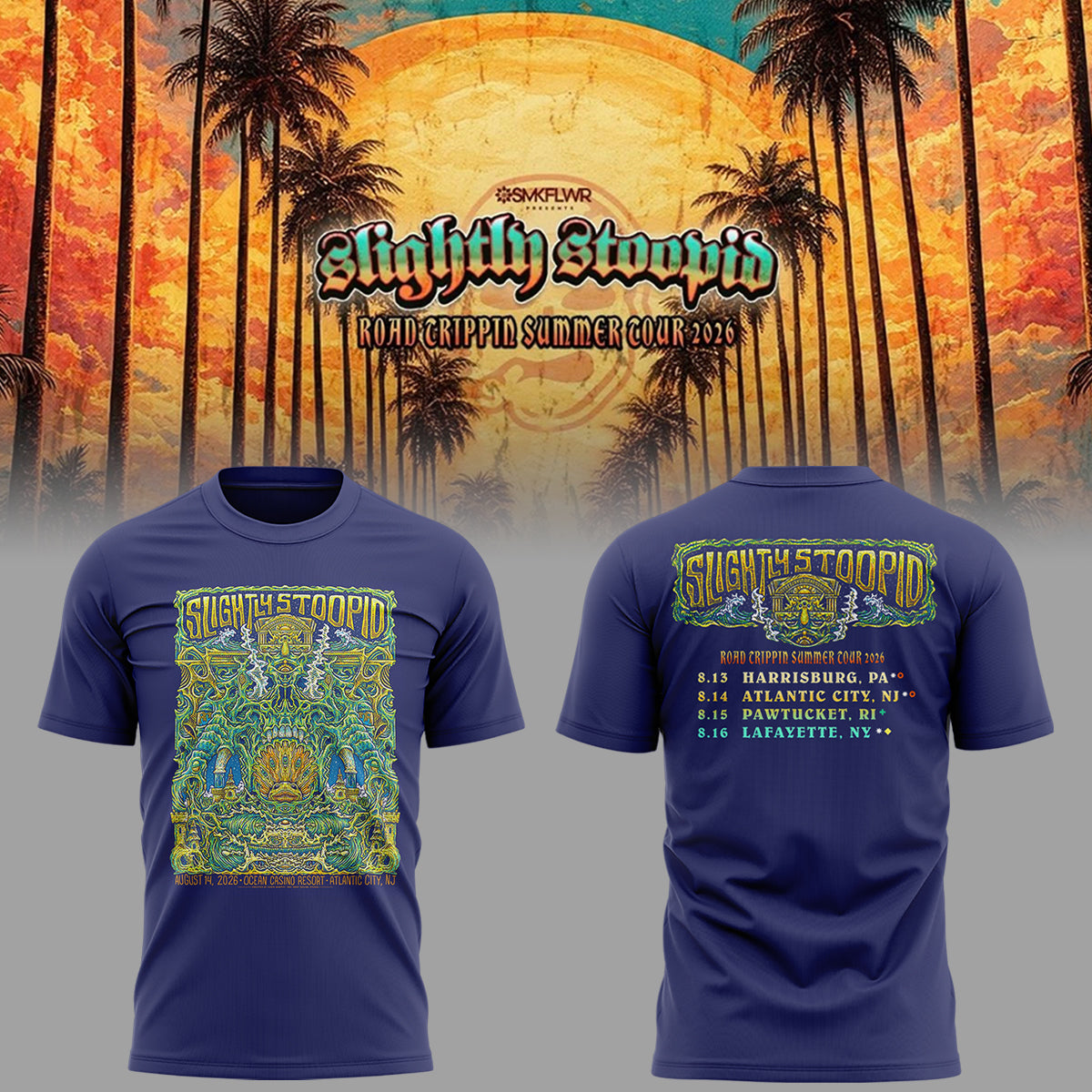 Limited Edition Slightly Stoopid Tour 2026 Tshirt