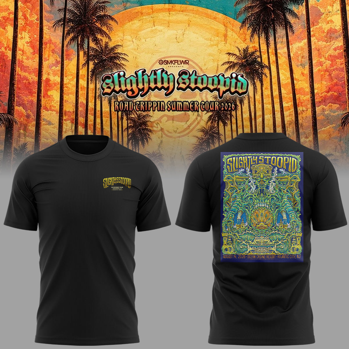 Limited Edition Slightly Stoopid Tour 2026 Tshirt