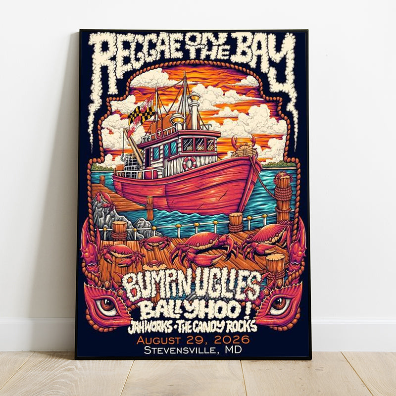 Limited Edition Reggae on the Bay 2026 poster
