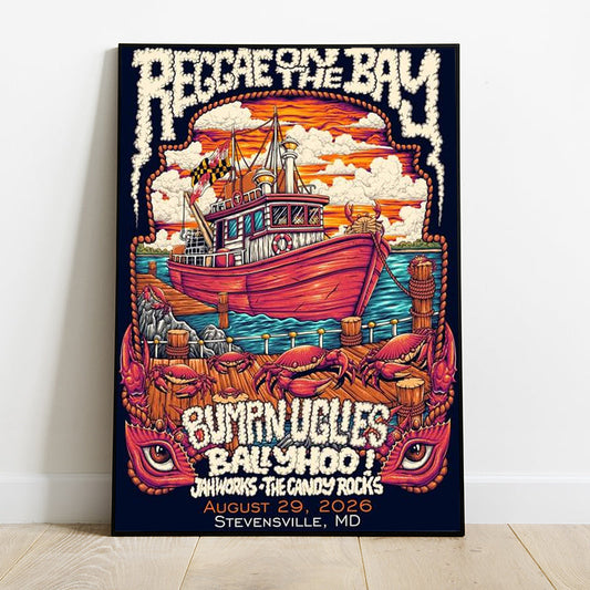Limited Edition Reggae on the Bay 2026 poster