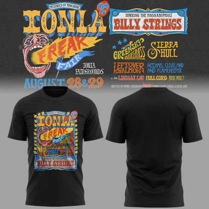 Limited Edition Billy Strings tour 2026 tshirt