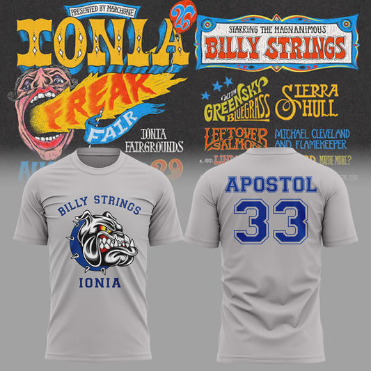 Limited Edition Billy Strings tour 2026 tshirt