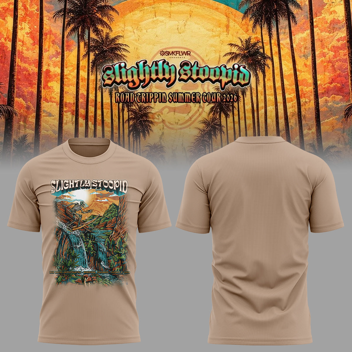 Limited Edition Slightly Stoopid Tour 2026 Tshirt