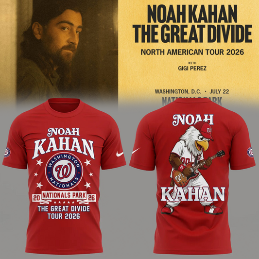 Limited Edition The Great Divide Tour 2026 At Washington Nationals Shirt