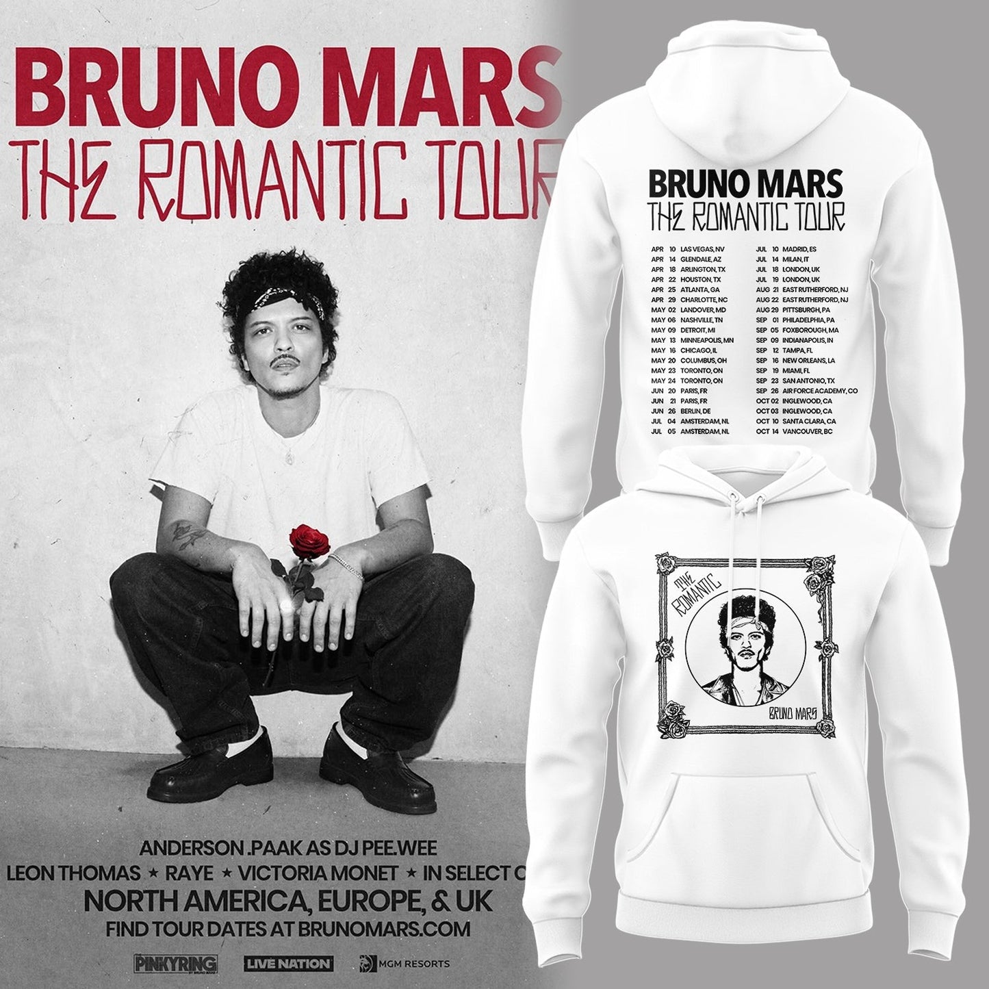 Limited Edition “The Romantic Tour 2026” Hoodie-PA010926009