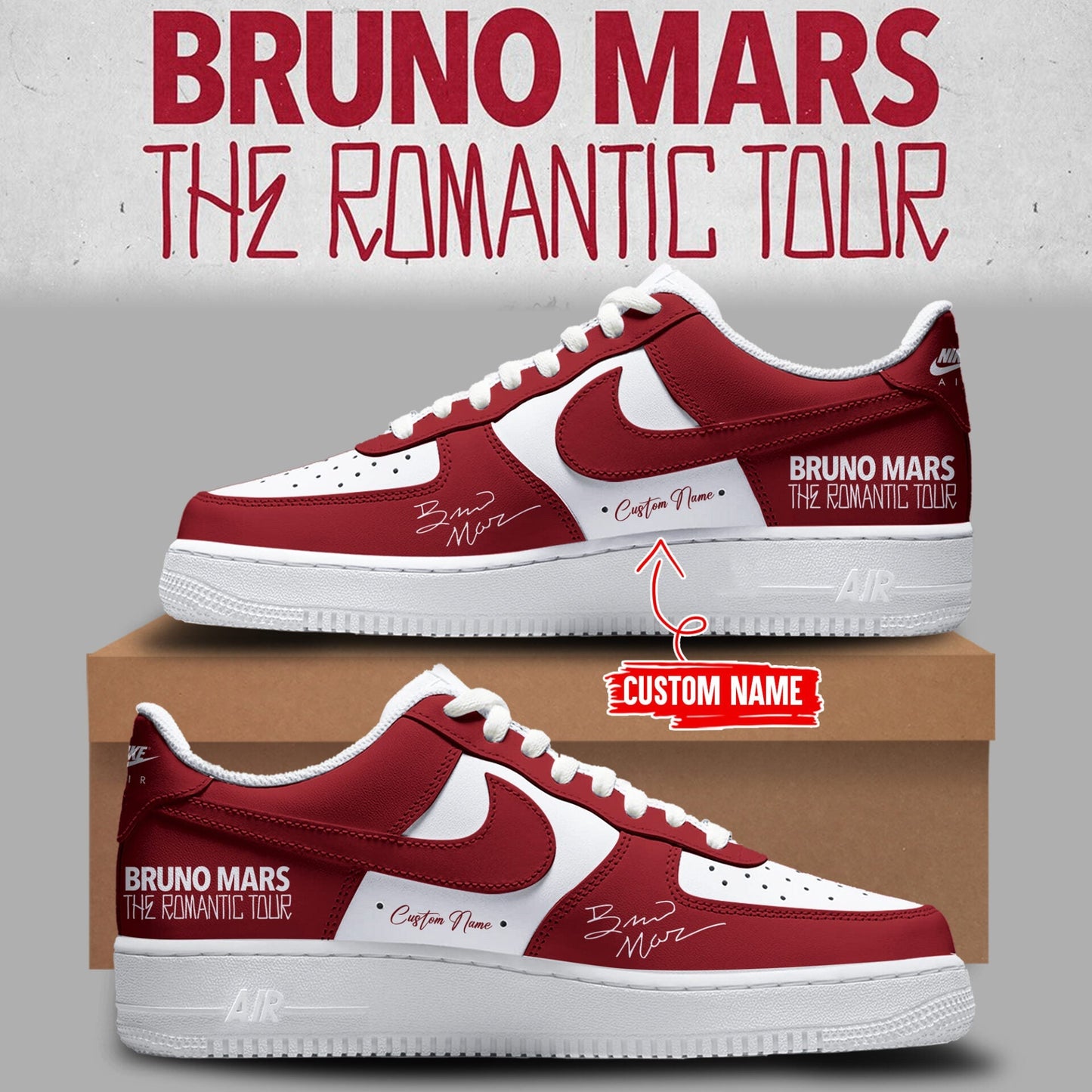Limited Edition “The Romantic Tour 2026” Custom Name Shoes-PA010926017