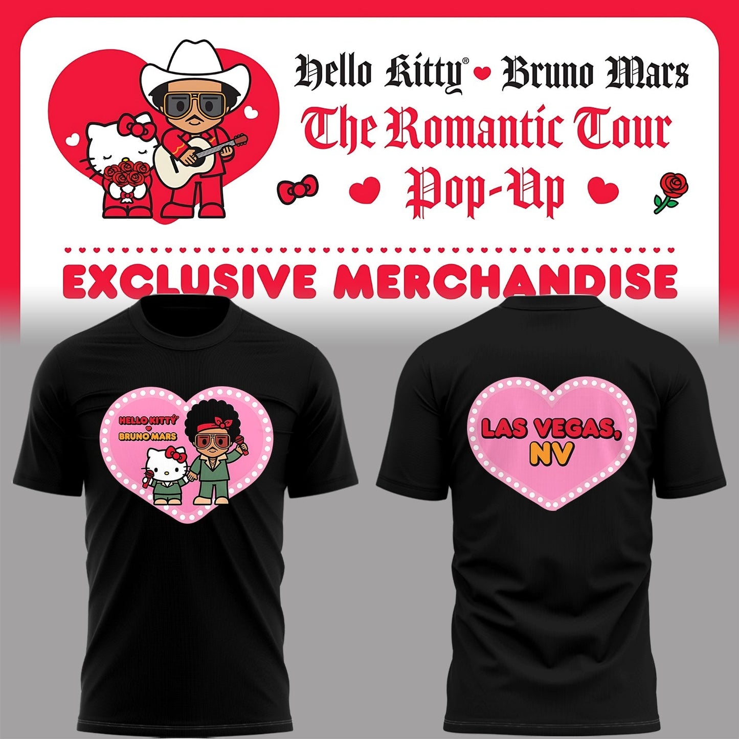 Limited Edition BM x HK The Romantic Tour Shirt-PA040326014