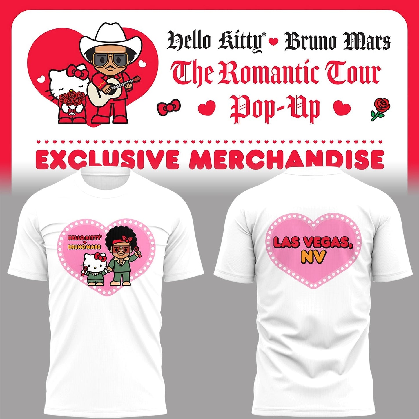 Limited Edition BM x HK The Romantic Tour Shirt-PA040326015