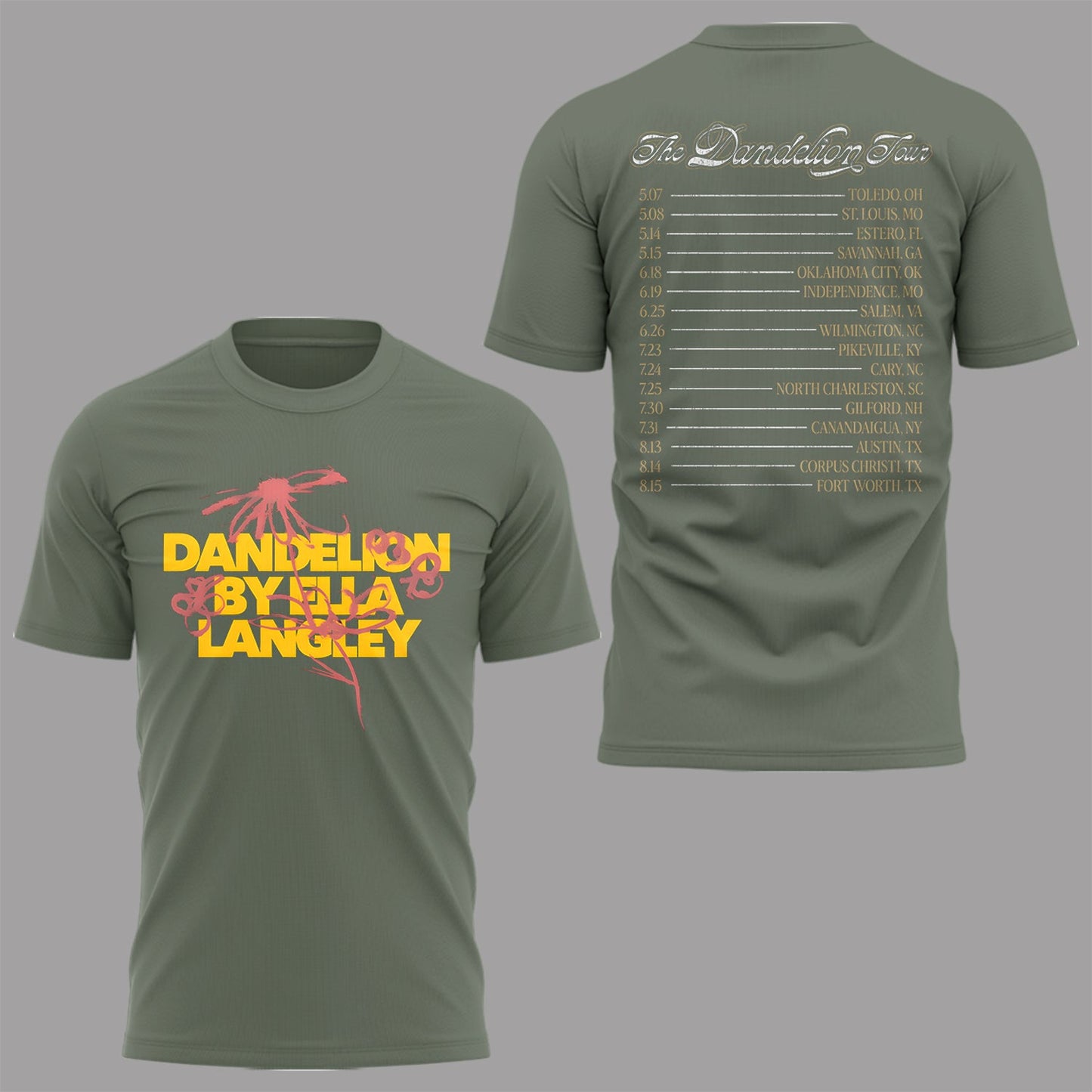 E.Langley “The Dandelion Tour” Shirt
