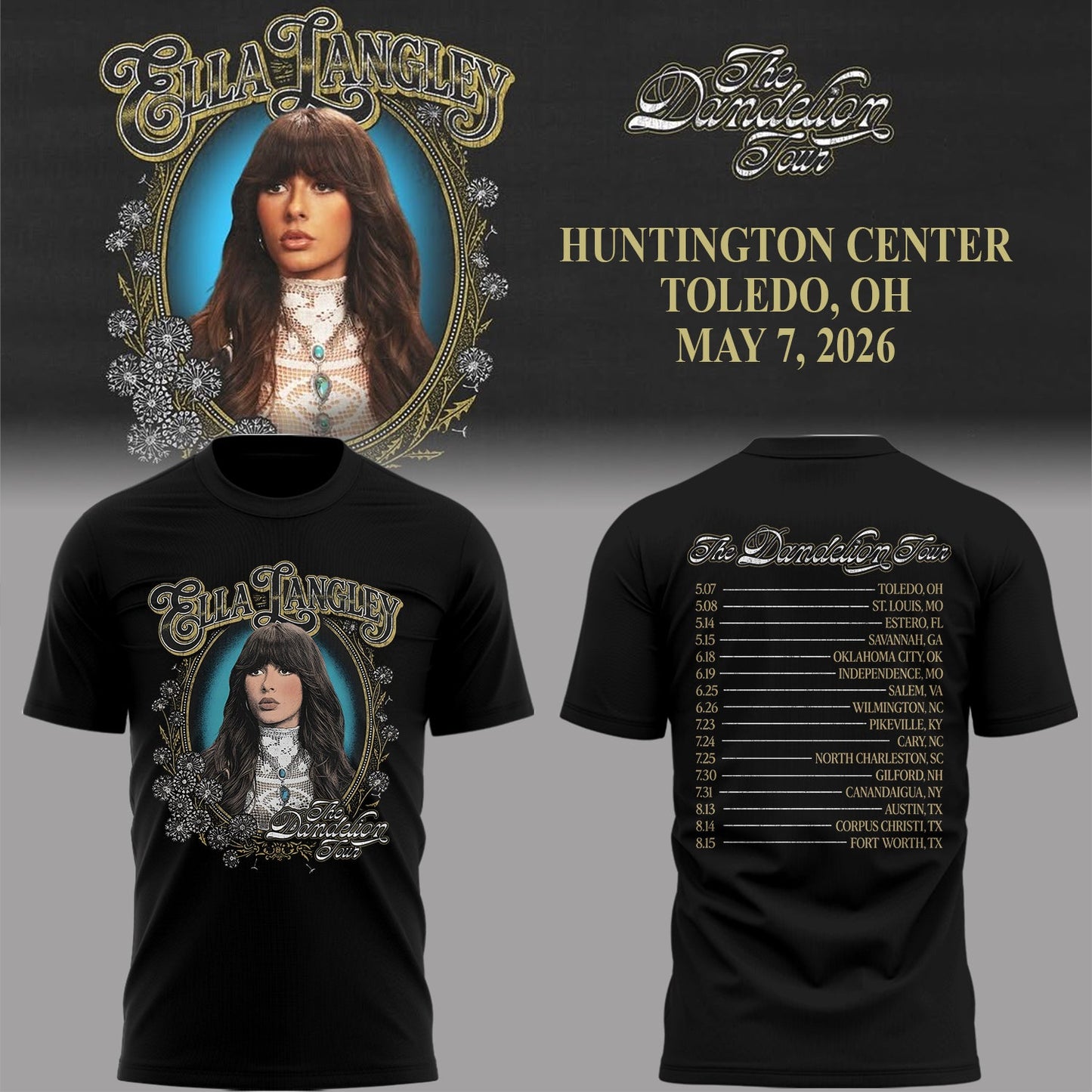 E.Langley “The Dandelion Tour” Shirt