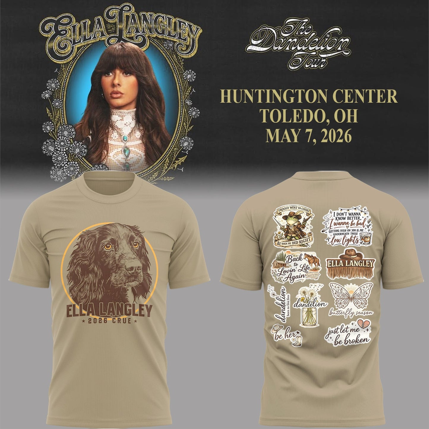 E.Langley “The Dandelion Tour” Shirt