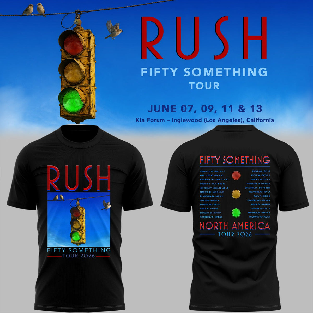 Limited Edition Fifty Something Tour Shirt