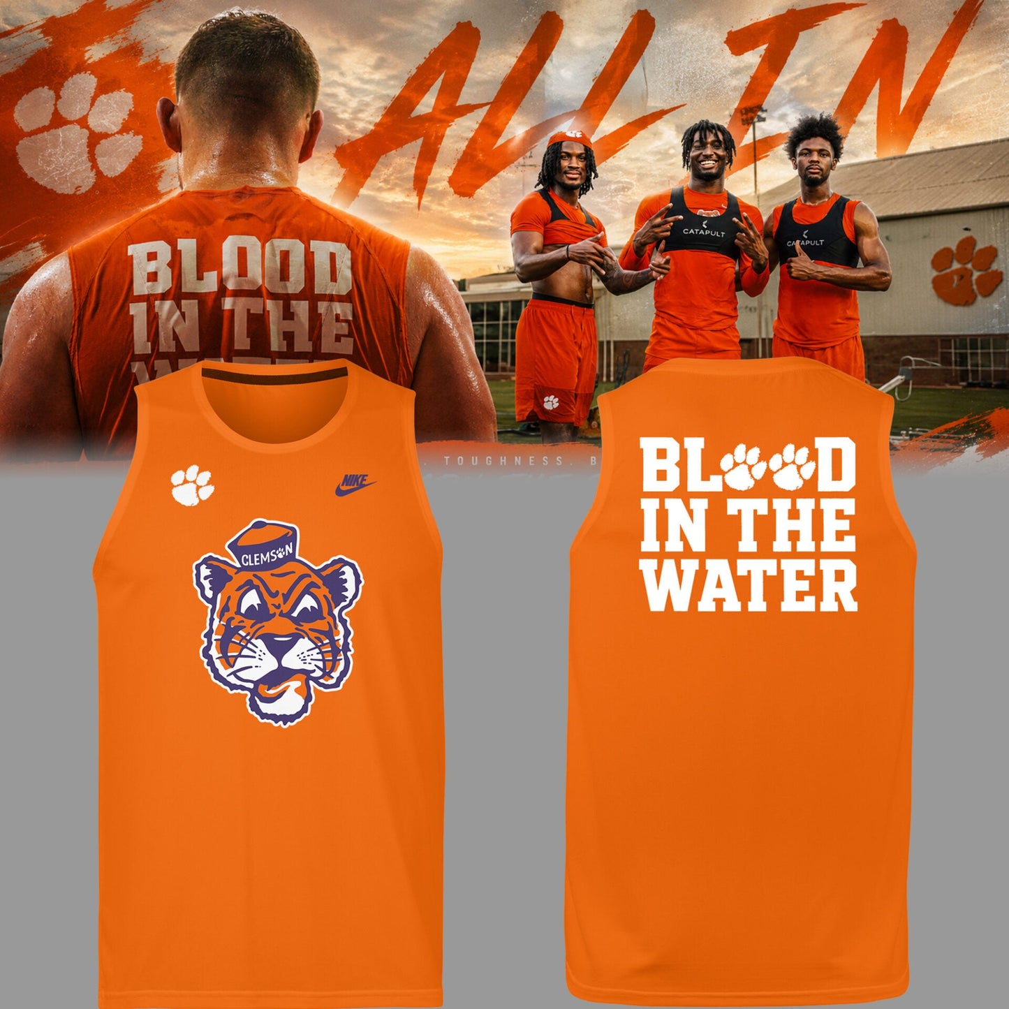 Limited Edition “Blood In The Water” Tank Top