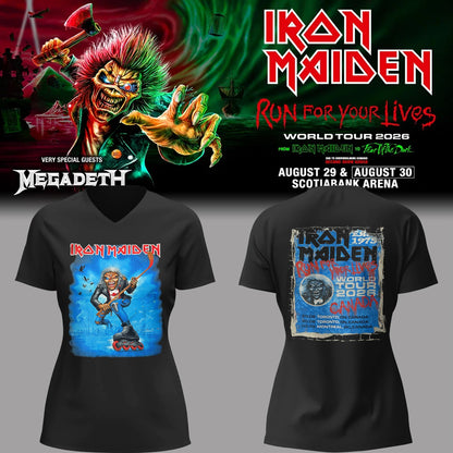 Limited Edition Run For Your Lives 2026 In Canada V-neck Shirt
