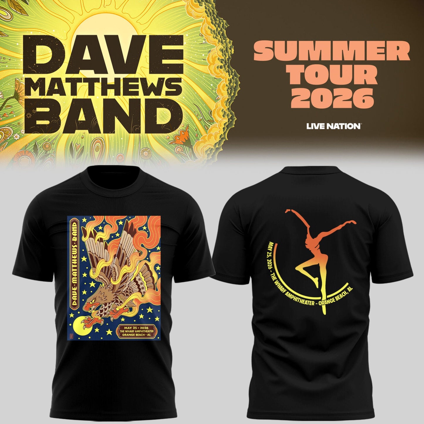 Limited Edition DMB Tour 2026 Shirt