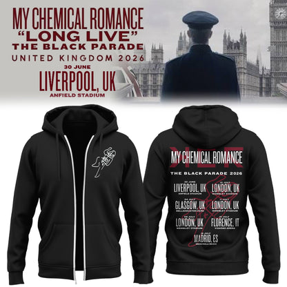 MCR The Black Parade TOUR 2026 Zip Hoodie