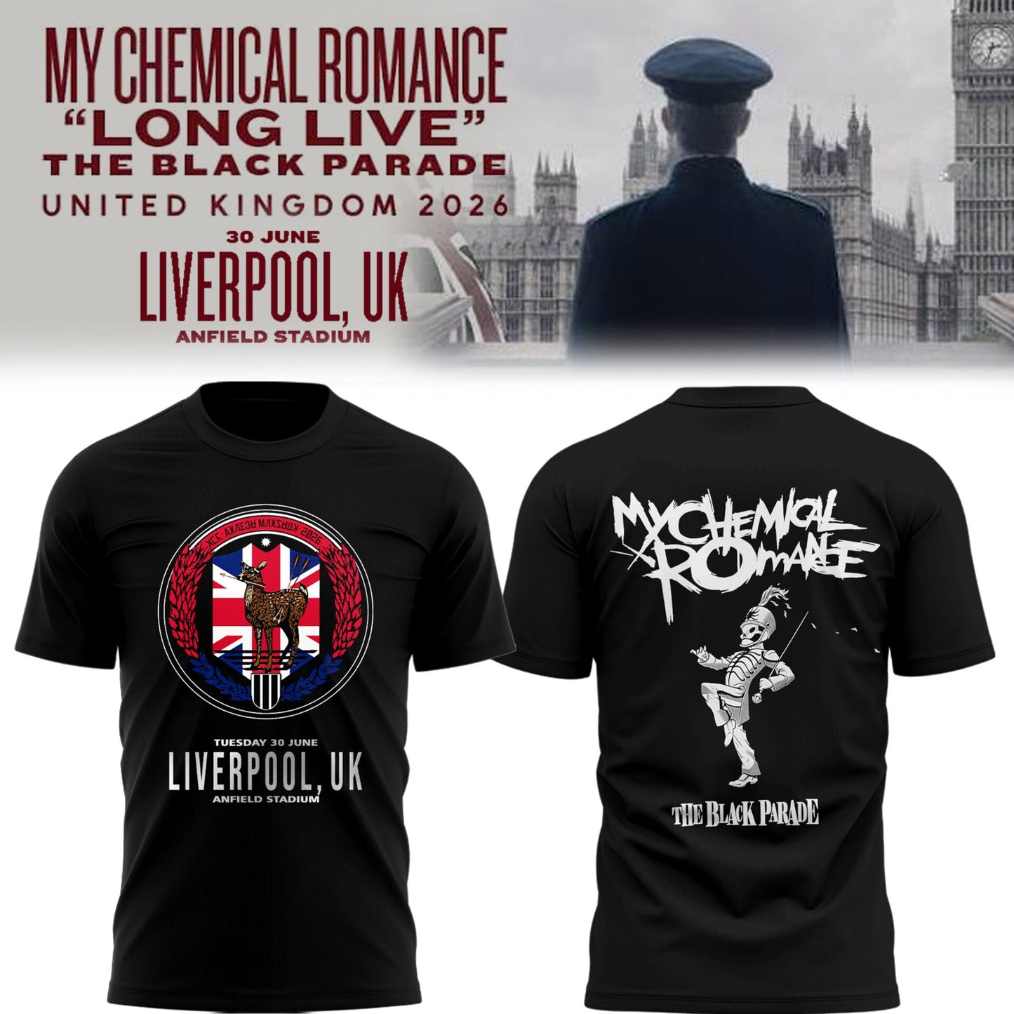 MCR The Black Parade TOUR 2026 TShirt