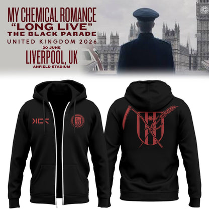 MCR The Black Parade TOUR 2026 Zip Hoodie