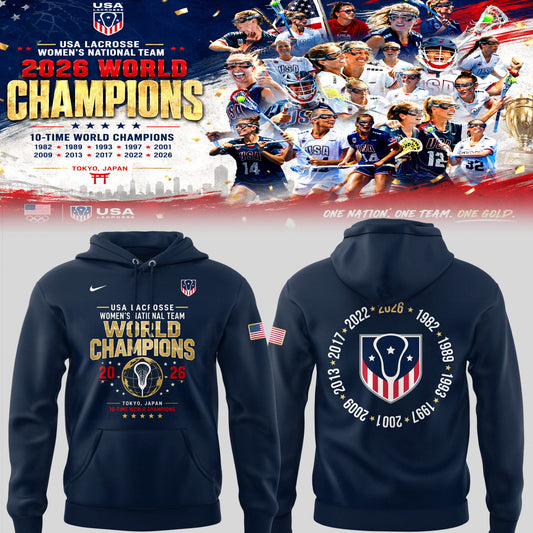 Limited Edition 2026 World Lacrosse Champions 🥍🏆 Hoodie