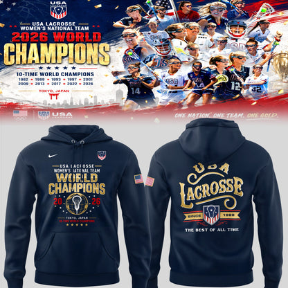 Limited Edition 2026 World Lacrosse Champions 🥍🏆 Hoodie