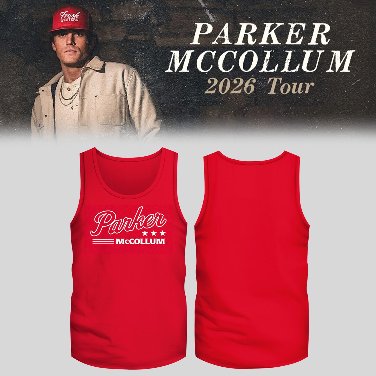 Limited Edition Parker McCollum Tour 2026 Tank Top