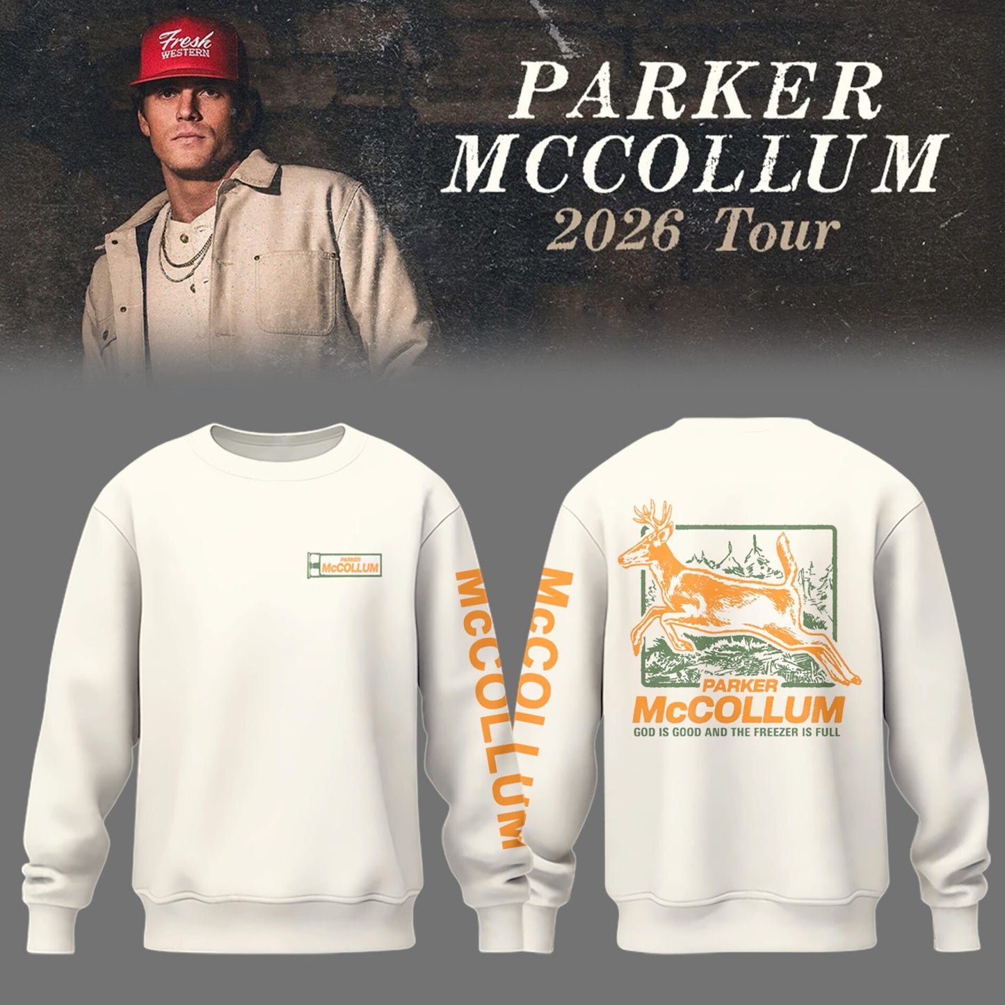 Limited Edition Parker McCollum Tour 2026 Sweatshirt