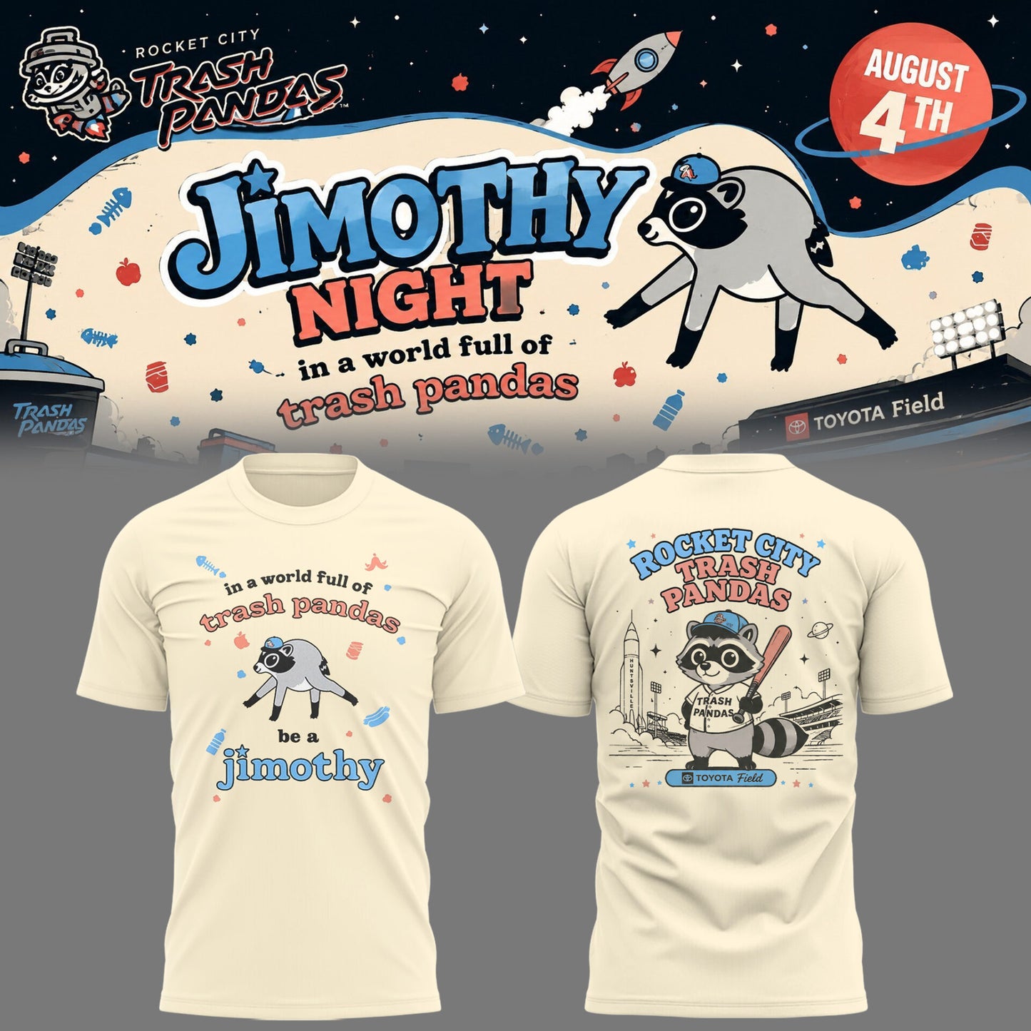 Limited Edition Jimothy Night 🦝☀️ Shirt