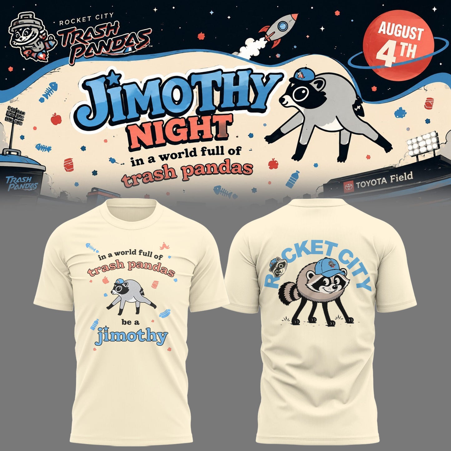 Limited Edition Jimothy Night 🦝☀️ Shirt