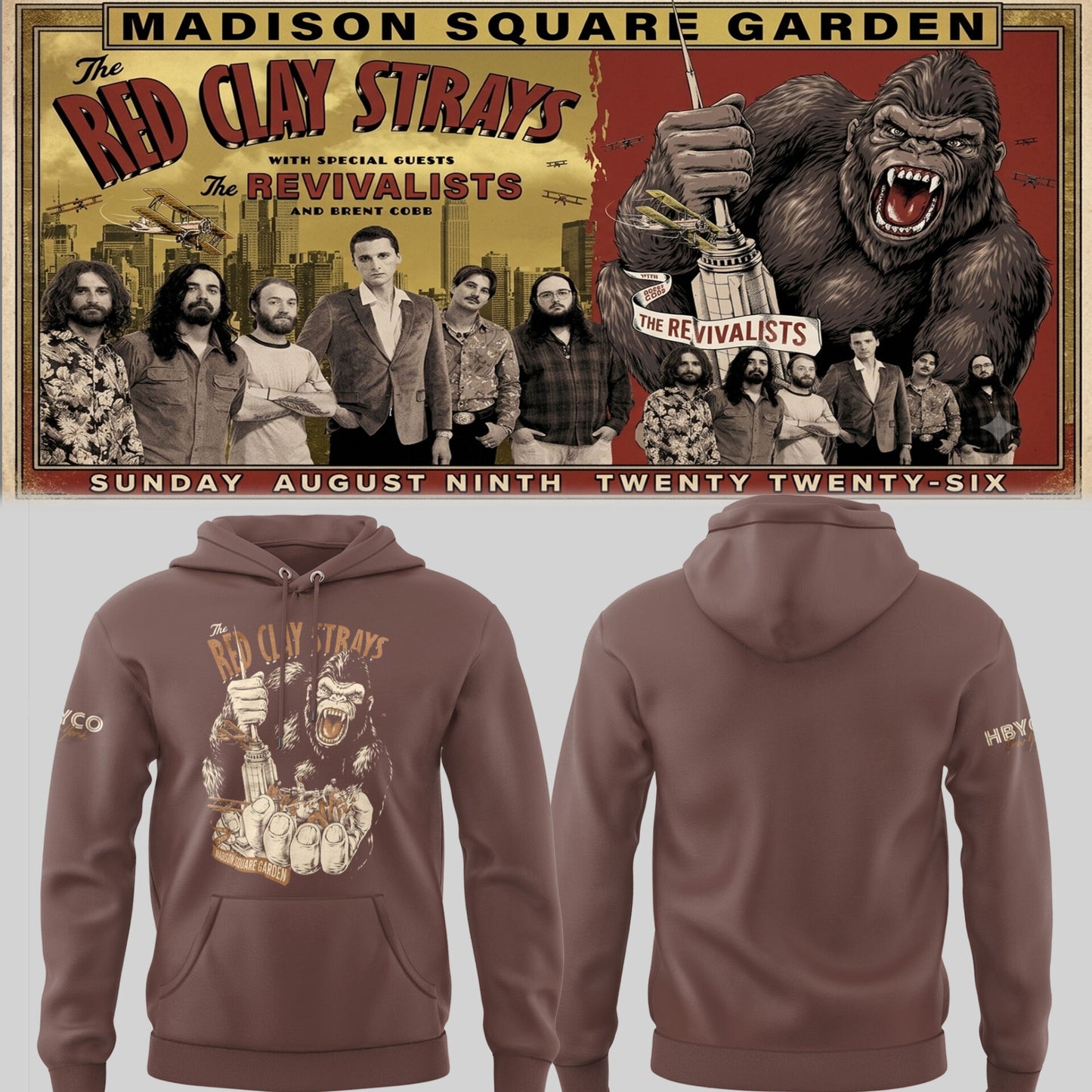 Limited Edition The Grateful Tour in MSG,NYC Hoodie