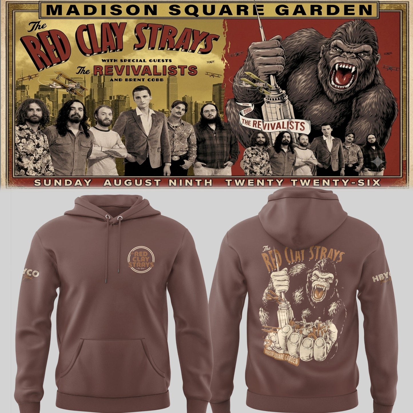 Limited Edition The Grateful Tour in MSG,NYC Hoodie