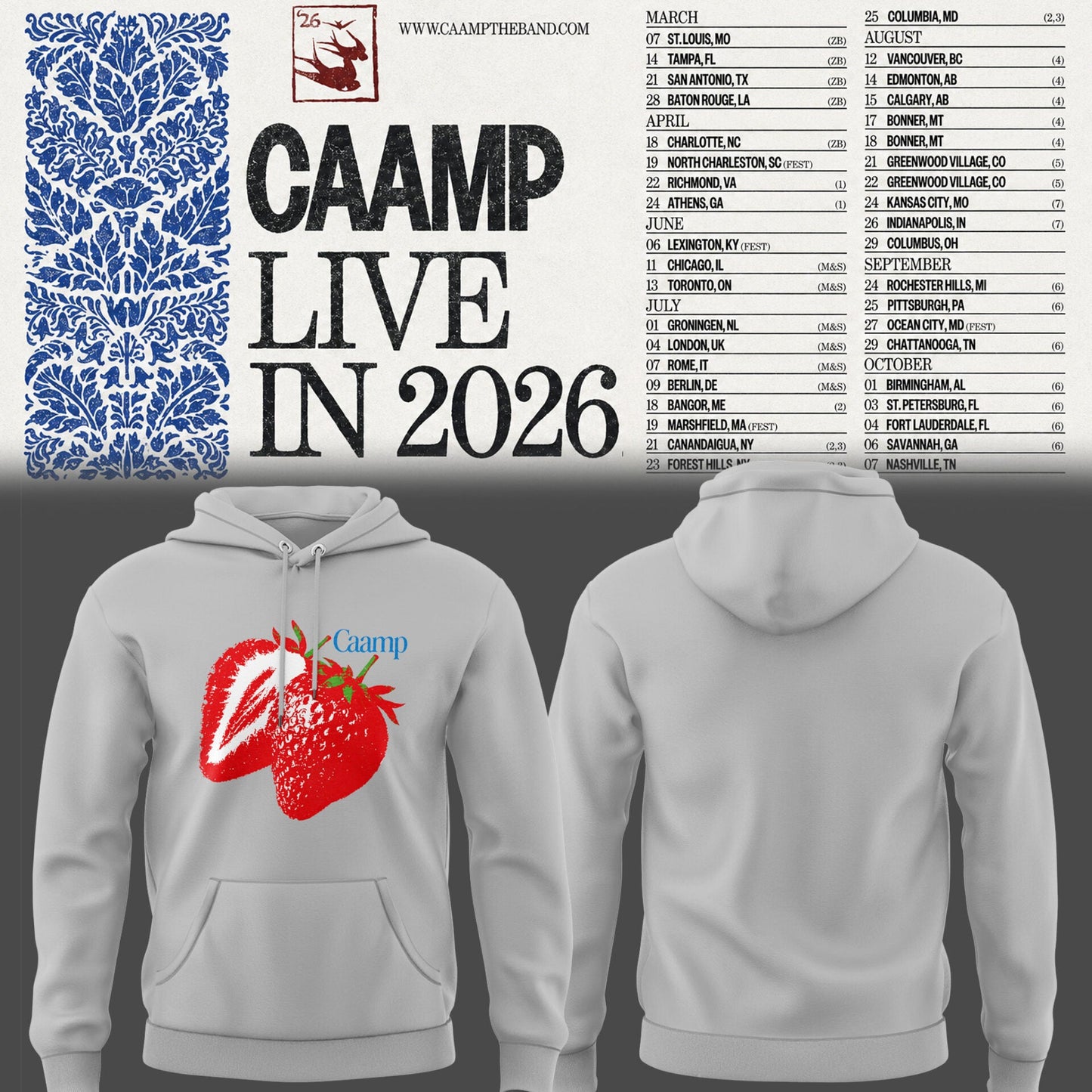 Limited Edition Caamp Live in 2026 Hoodie