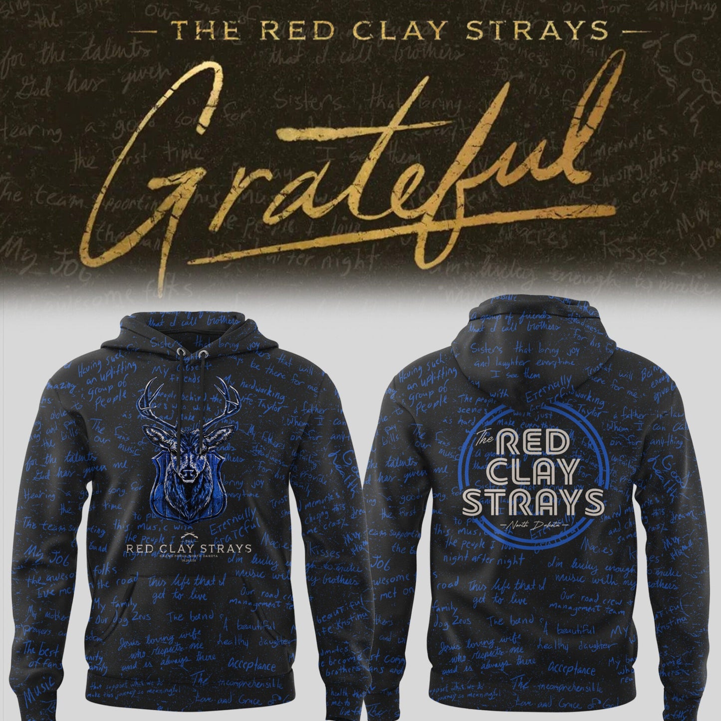 Limited Edition The Grateful Tour in Grand Forks,ND Hoodie