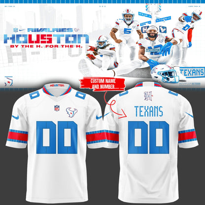 Limited Edition H‑Town Rivalries Custom Football Jersey