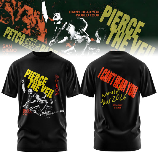 Pierce The Veil – I Can’t Hear You World Tour Finale Limited T-Shirt