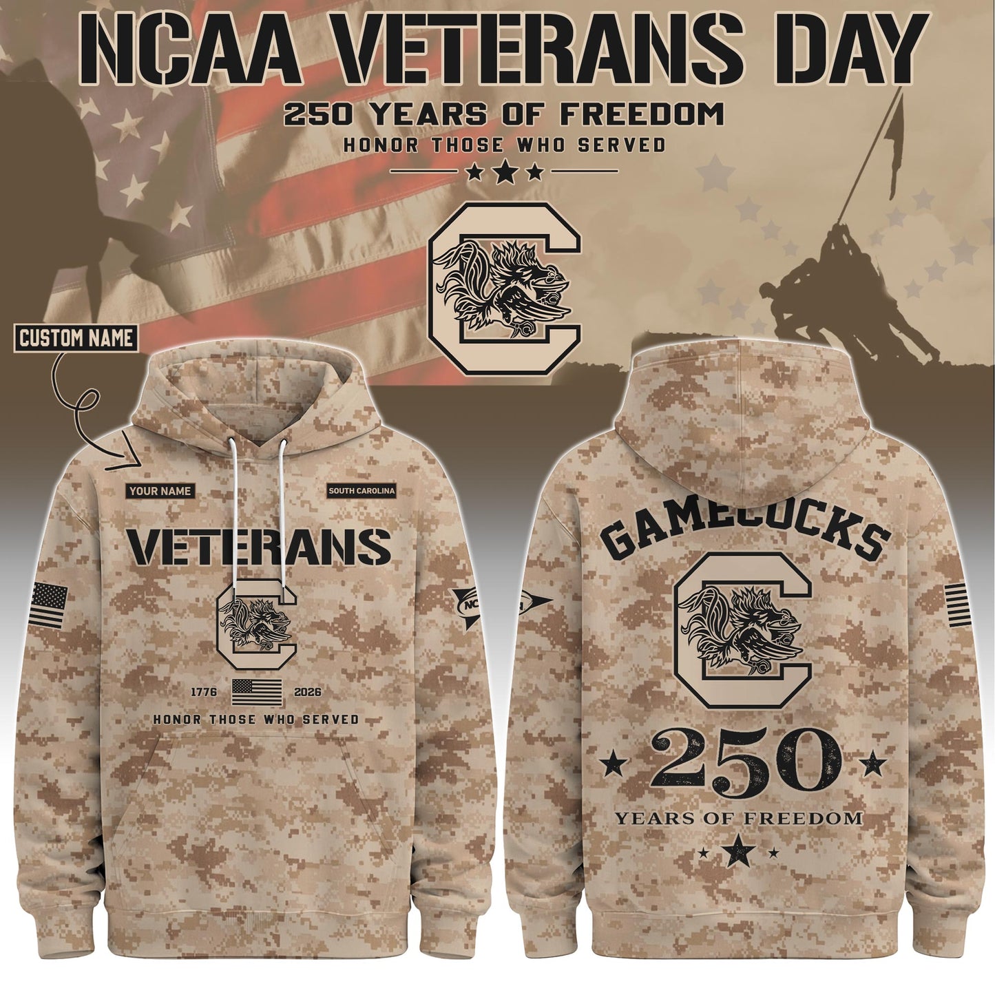 SC Special Veterans Day 2026 Limited Edition Hoodie