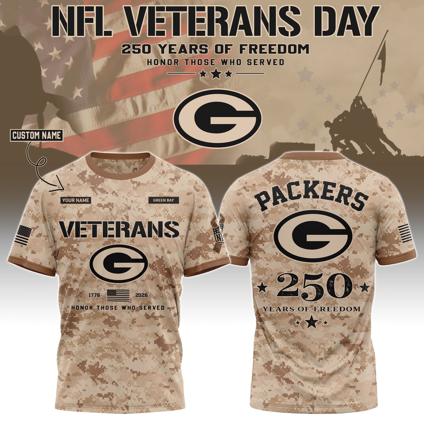 . GB Special Veterans Day 2026 Limited Edition T.shirt