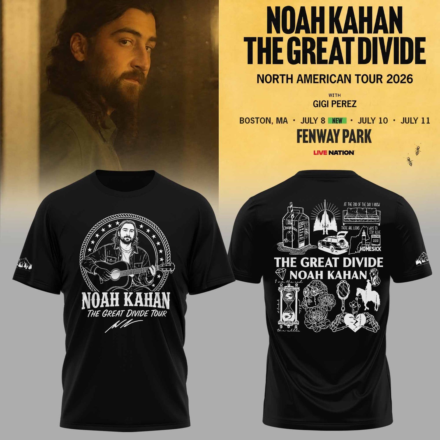 The Great Divide Tour 2026 Limited Tshirt