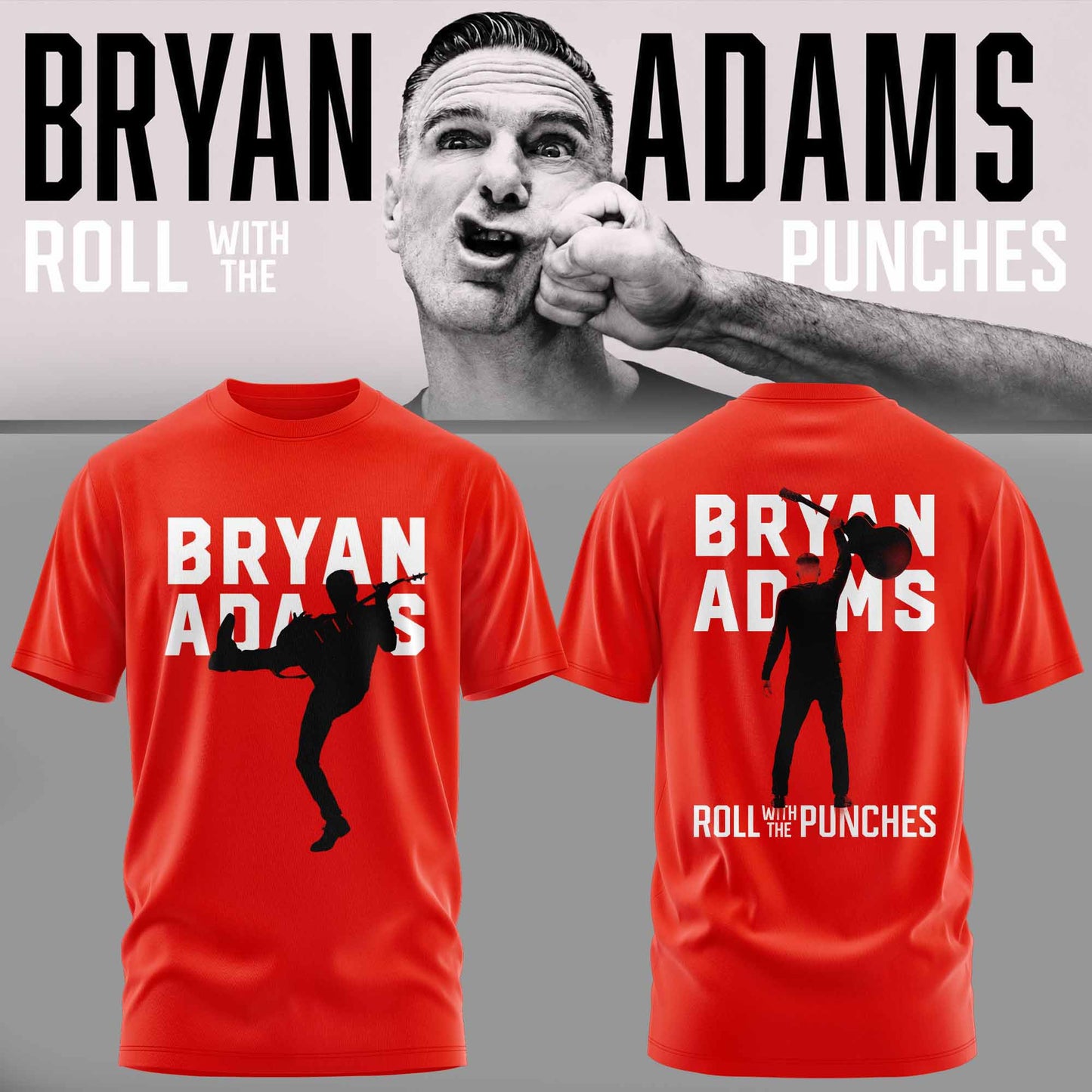 BRYAN ADAMS – ROLL WITH THE PUNCHES TOUR TEE