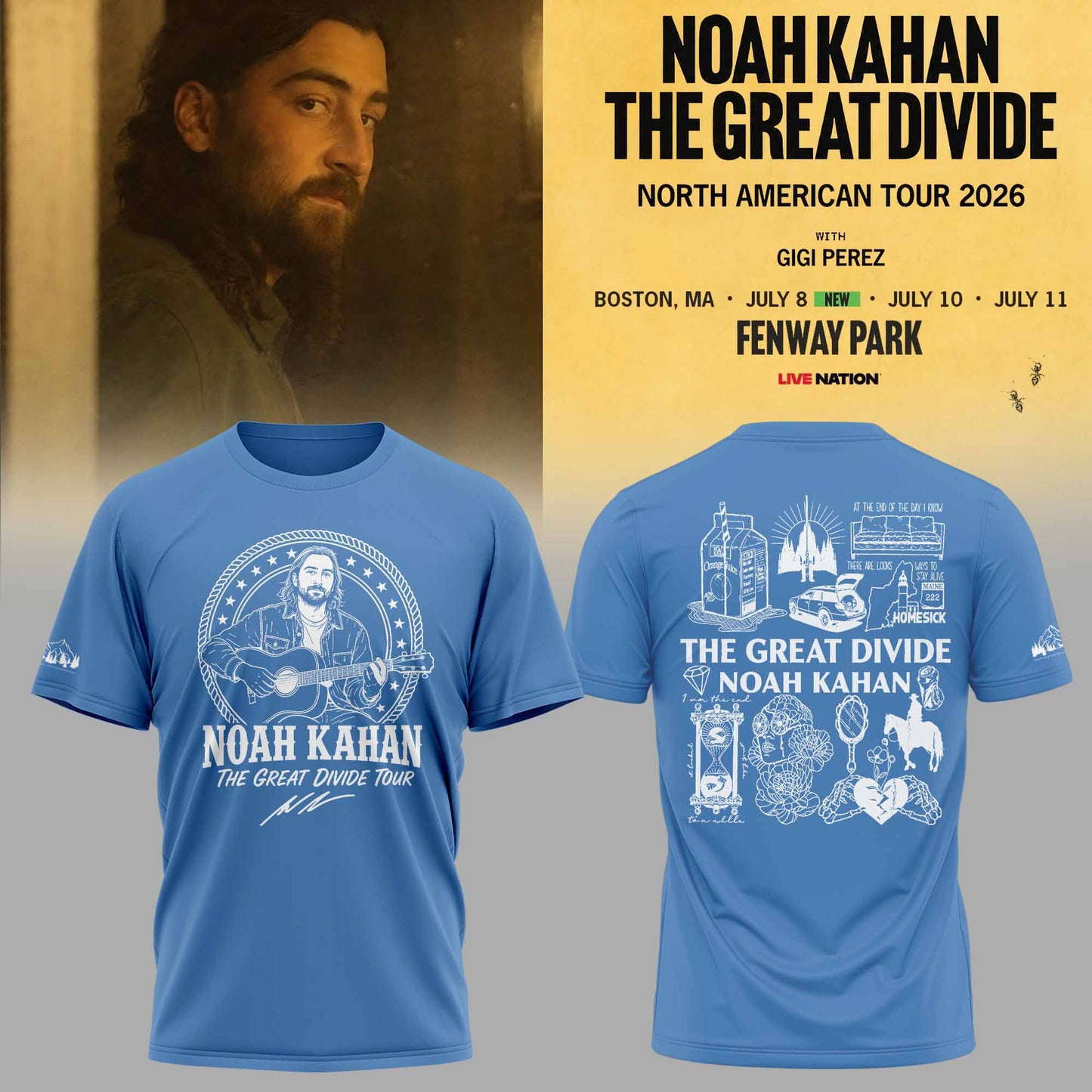The Great Divide Tour 2026 Limited Tshirt