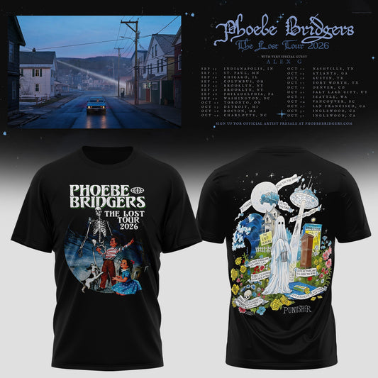 PHOEBE BRIDGERS – THE LOST TOUR 2026 COLLECTION TEE