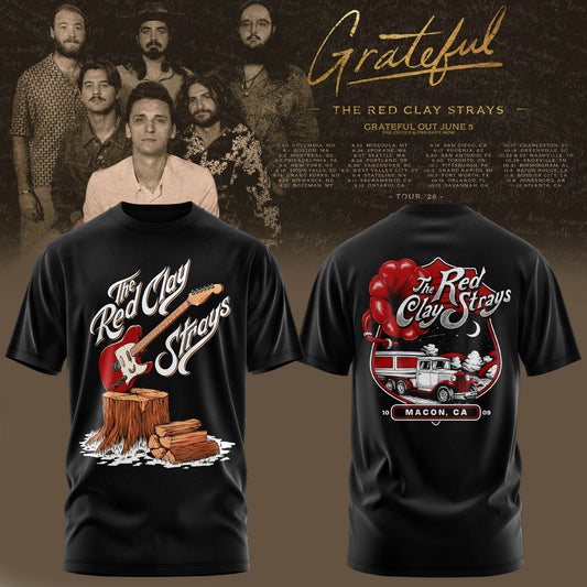 THE RED CLAY STRAYS 2026 TOUR MERCH T-SHIRT IS HERE